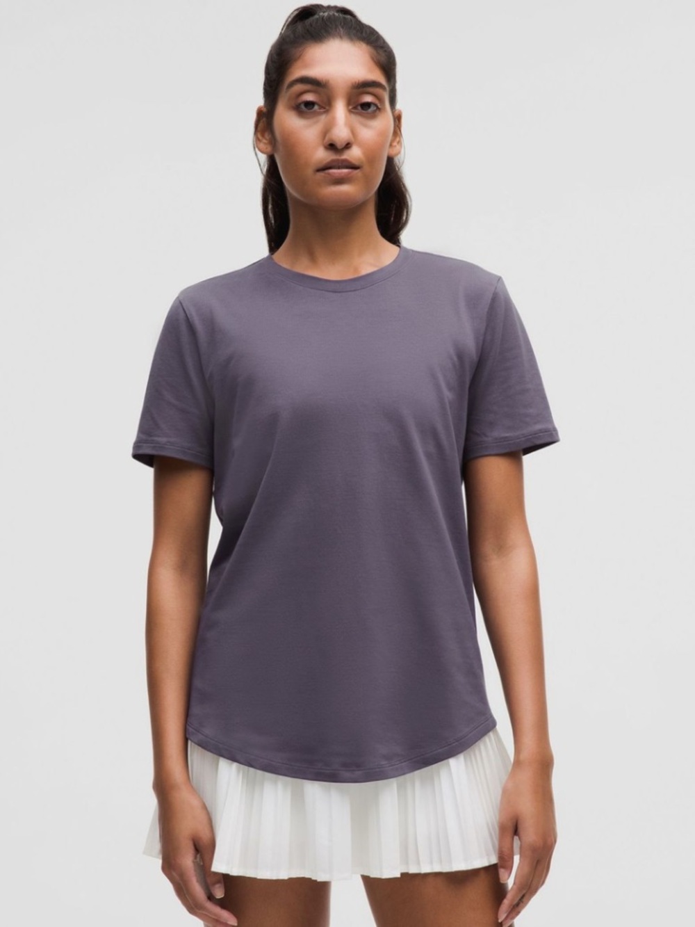 Lululemon Love Curved-Hem Crewneck T-Shirt - Nightfall size 4